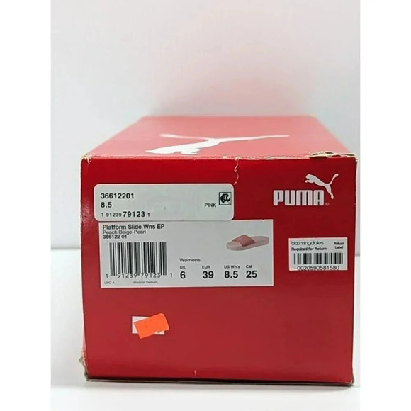 Puma Women's Bold Platform Pink Pearl Pool Slides Sandals Size 8.5 US (MSRP $85) - Picture 8 of 8